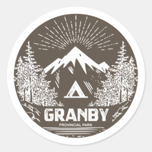 Sticker Rond Parc provincial Granby