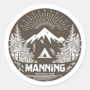 Sticker Rond Parc provincial Manning