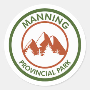 Sticker Rond Parc provincial Manning