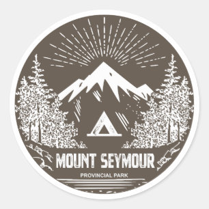 Sticker Rond Parc provincial Mount Seymour