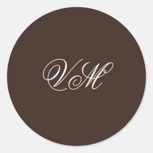 Sticker Rond Parcourir le Mariage Amour