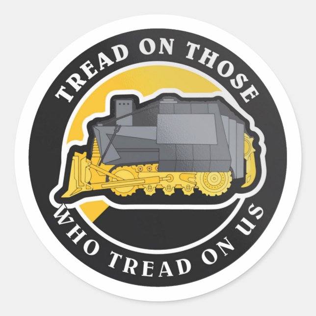 Sticker Rond pare-chocs killdozer (Devant)