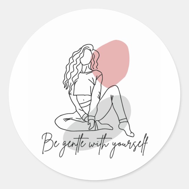 Sticker rond - Parfait pour les cadeaux, Étiquette (Devant)