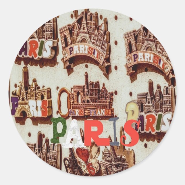 Sticker Rond paris (Devant)
