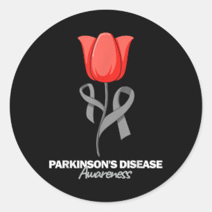 Sticker Rond Parkinsons Sensibilisation à la maladie Mois d'avr