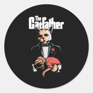 Sticker Rond Parodie Les Chats Catpaternels Films Comics