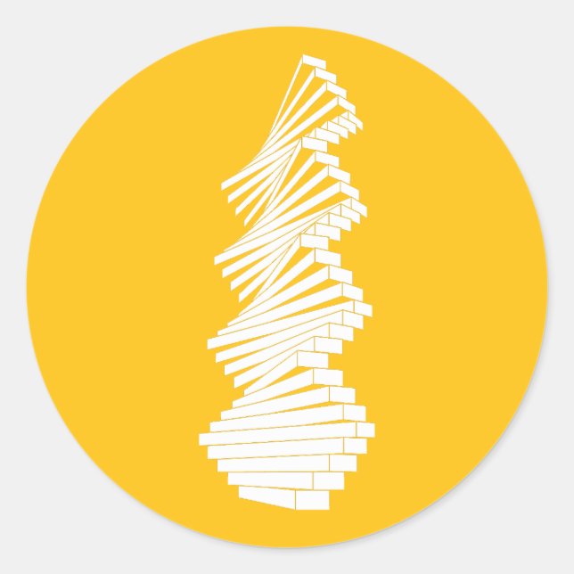 Sticker Rond paroi articulée (Devant)