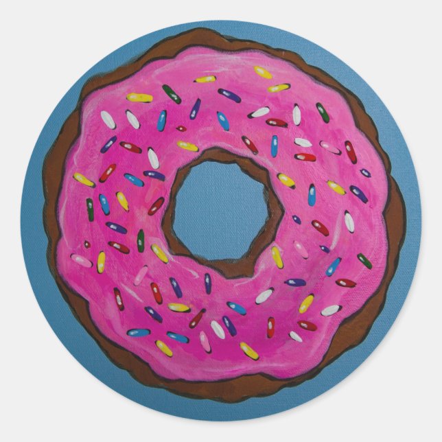 Sticker Rond Parsemé d'amour (Devant)
