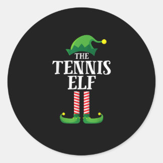 Sticker Rond Parti chrétien de Tennis Elf Matching Family