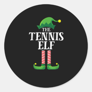 Sticker Rond Parti chrétien de Tennis Elf Matching Family