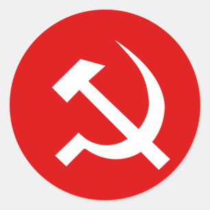 Sticker Rond Parti communiste indien