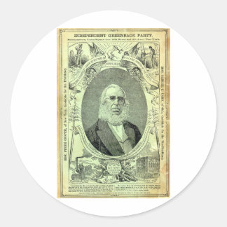 Sticker Rond Parti Greenback 1876