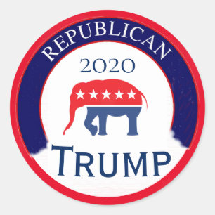 Sticker Rond Parti républicain 2020