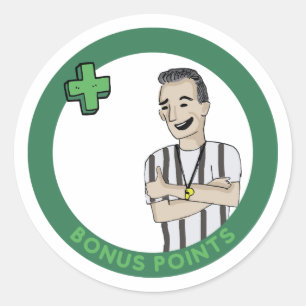 Sticker Rond Partie de 5 points de bonus
