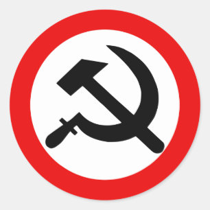 Sticker Rond Partie nationale de Bolchevik, Colombie politique