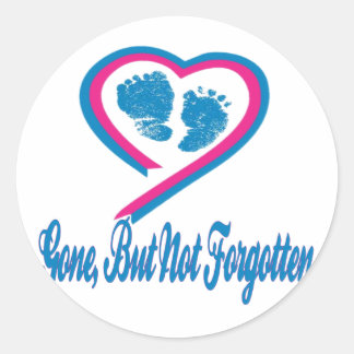 Sticker Rond Partis Mais Pas Oubliés