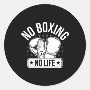 Sticker Rond Pas de boîte No Life 1