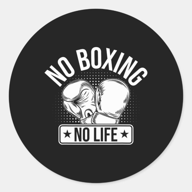 Sticker Rond Pas de boîte No Life 1 (Devant)