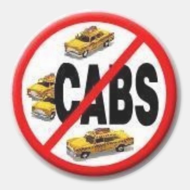 Sticker Rond Pas de cabines (écabs) (Devant)