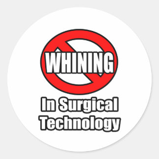 Sticker Rond Pas De Chirurgie En Technologie Chirurgicale