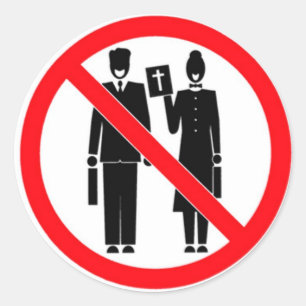 Sticker Rond Pas de clairon biblique