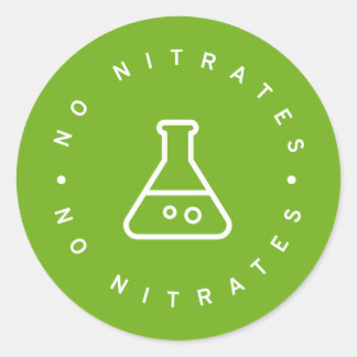 Sticker Rond Pas de nitrates