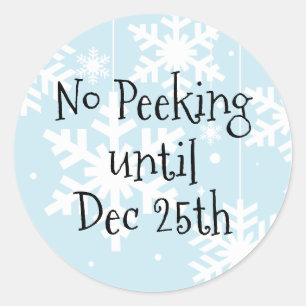 Sticker Rond Pas De Pékin Jusqu'À Noël