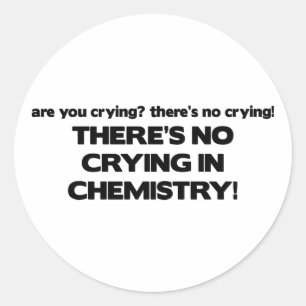 Sticker Rond Pas de plis en chimie