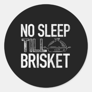 Sticker Rond Pas de veille jusqu'à Brisket Pitmaster Bbq