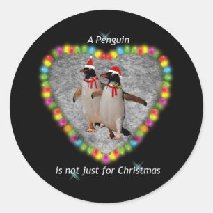 Sticker Rond Pas seulement pour Noël