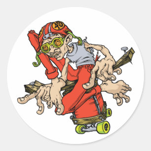 Sticker Rond Patinage 43