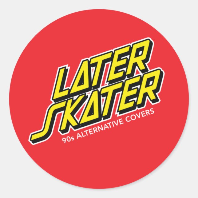 Sticker Rond Patinage ultérieur (Devant)