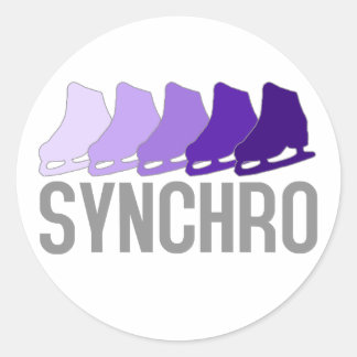 Sticker Rond Patins Synchro