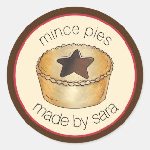 Sticker Rond Pâtisserie britannique Pâtisserie artisanale