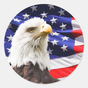 Sticker Rond Patriotique