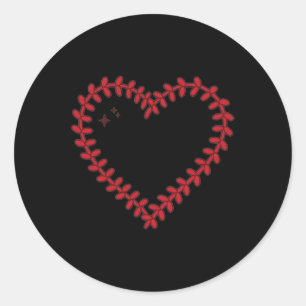 Sticker Rond Patriotique Baseball 4 juillet Hommes Américains F