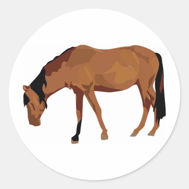 Sticker Rond Pâturage (Devant)