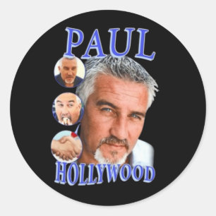Sticker Rond Paul Hollywood