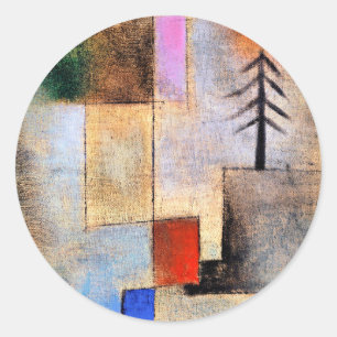 Sticker Rond Paul Klee - Petite photo de père