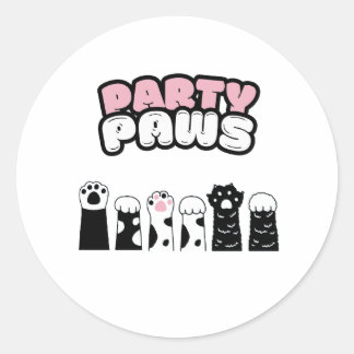 STICKER ROND PAVAGES DE PARTI