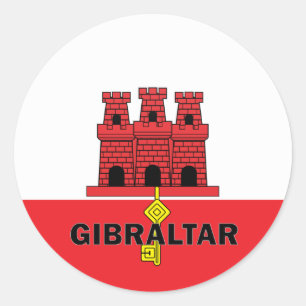 Sticker Rond Pavillon de qualité Roundel Gibraltar