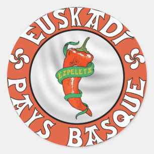 Sticker Rond pays de basque d'ezpeleta