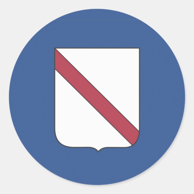 Sticker Rond Pays de Campanie (Devant)