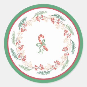 Sticker Rond Pays Noël Sucre de canne sous-déclaré 20