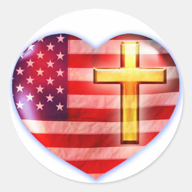 Sticker Rond Paysage du coeur #1 (Devant)