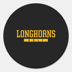 Sticker Rond Payson Longhorns Golf Hs