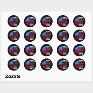 Sticker Rond Peace LGBT Harris Waltz
