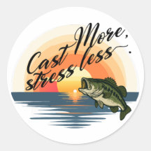 Pêche au Bass Trophée Graphique Lancer plus, stres