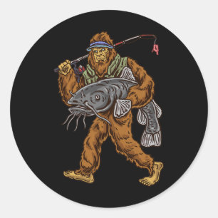 Sticker Rond Pêche au Groenland Chasse au Groenland