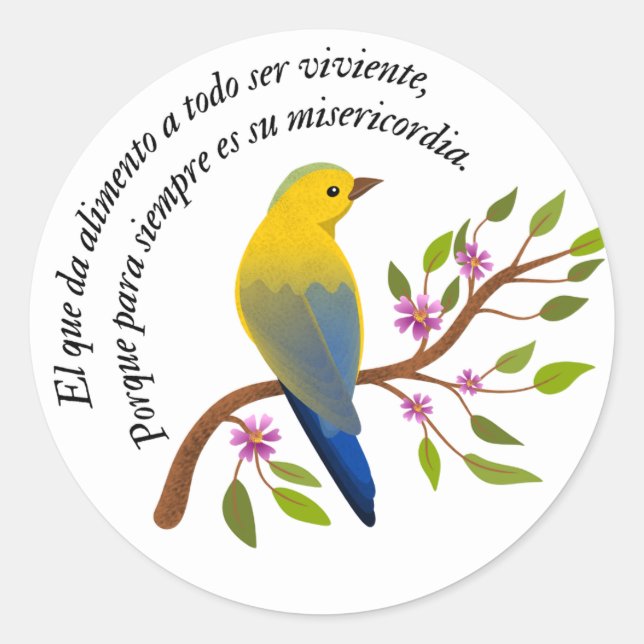 Sticker Rond Pegatina mensaje espiritual (Devant)